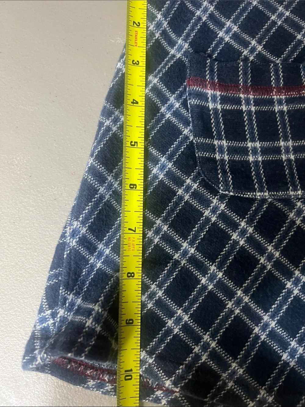 Vtg 90s Ralph Lauren Baby Girl Plaid Dress 6-12 Months Navy Grid Cotton Pocket